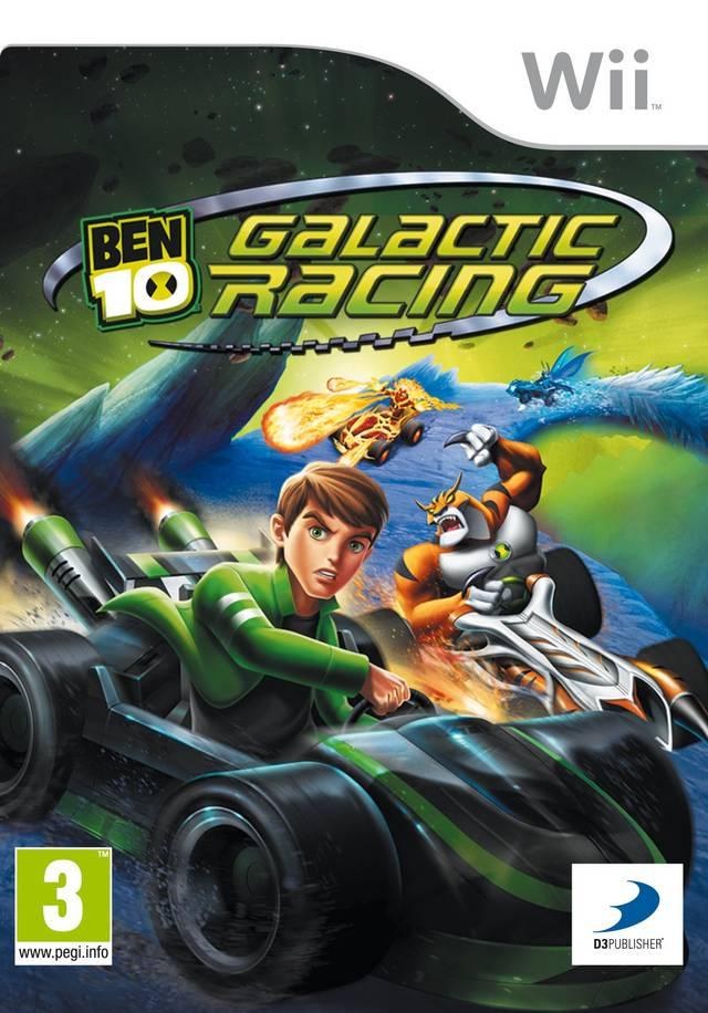 Portada de Ben 10: Galactic Racing para Wii (PAL España)