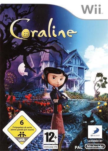 Portada de Coraline para Wii (PAL España)