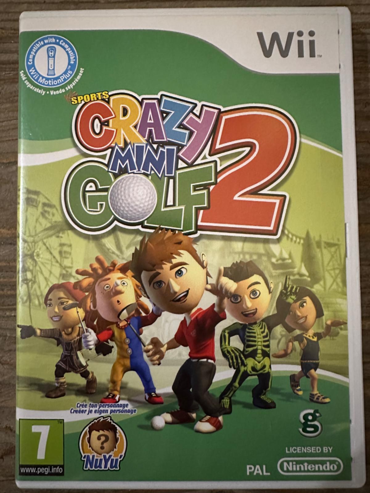 Portada de Crazy Mini Golf 2 para Wii (PAL España)