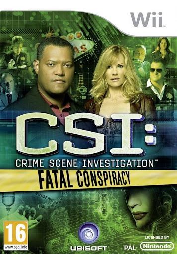 Portada de CSI: Crime Scene Investigation: Fatal Conspiracy para Wii (PAL España)