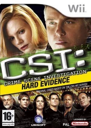 Portada de CSI: Hard Evidence para Wii (PAL España)