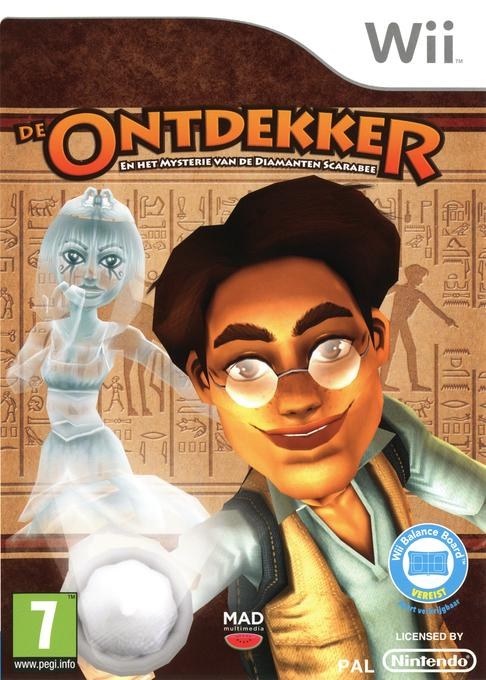 Portada de De Ontdekker En Het Mysterie Van De Diamanten Scarabee para Wii (PAL España)
