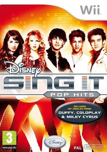 Portada de Disney Sing It: Pop Hits para Wii (PAL España)