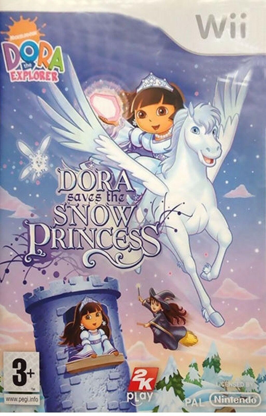 Portada de Dora the Explorer Dora Saves the Snow Princess para Wii (PAL España)
