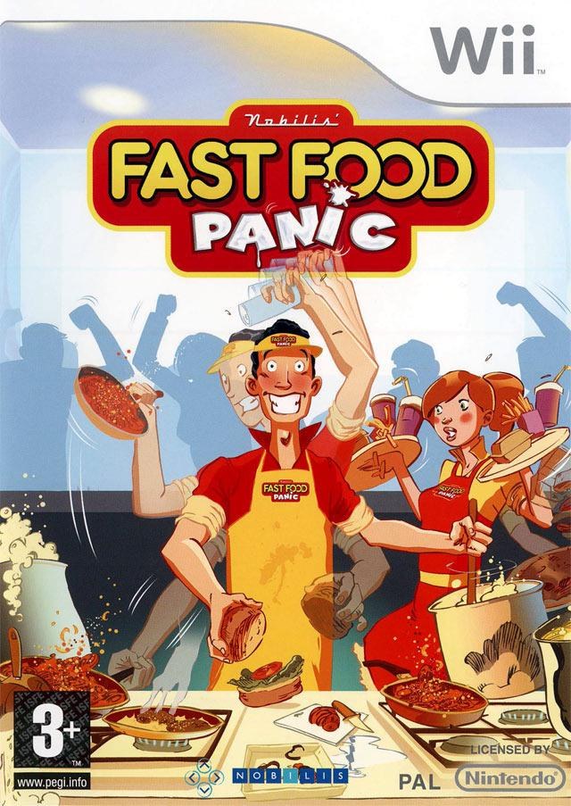 Portada de Fast Food Panic para Wii (PAL España)