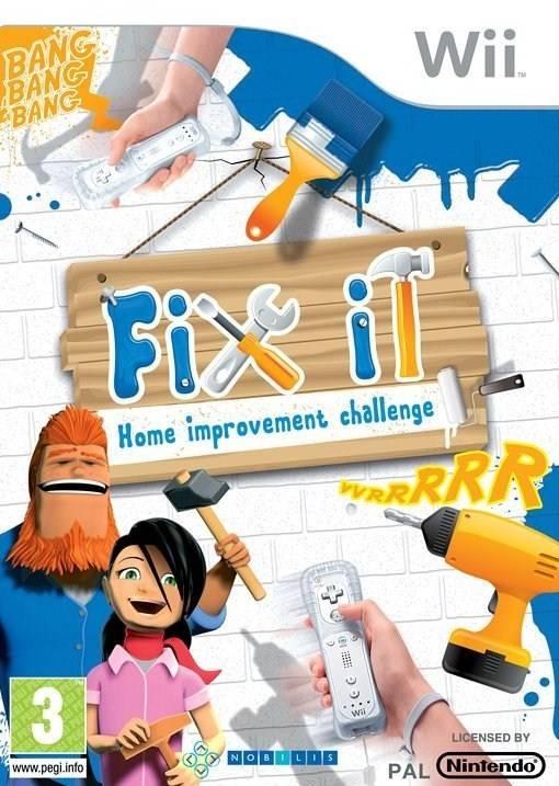 Portada de Fix It: Home Improvement Challenge para Wii (PAL España)