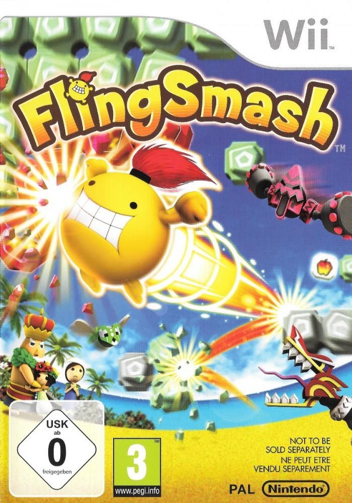 Portada de FlingSmash para Wii (PAL España)