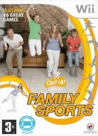 Portada de Get Up Games: Family Sports para Wii (PAL España)