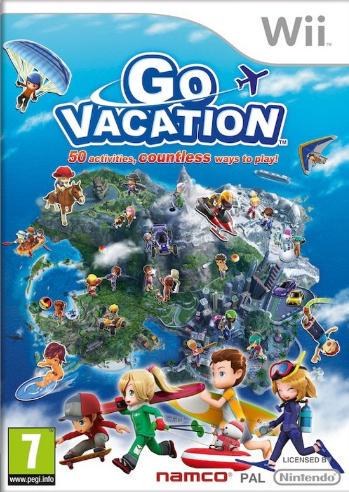 Portada de Go Vacation para Wii (PAL España)