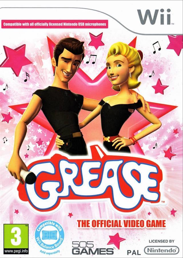Portada de Grease para Wii (PAL España)