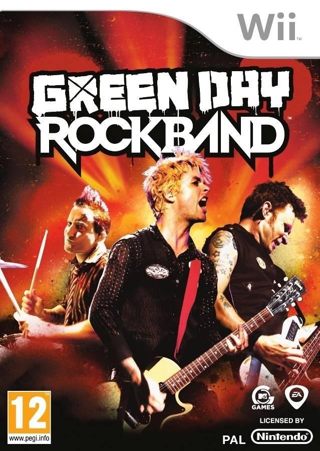 Portada de Green Day: Rock Band para Wii (PAL España)