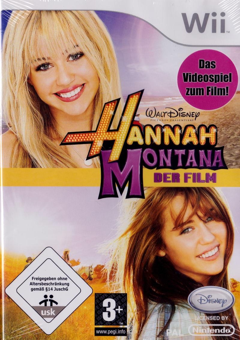 Portada de Hannah Montana: The Movie para Wii (PAL España)