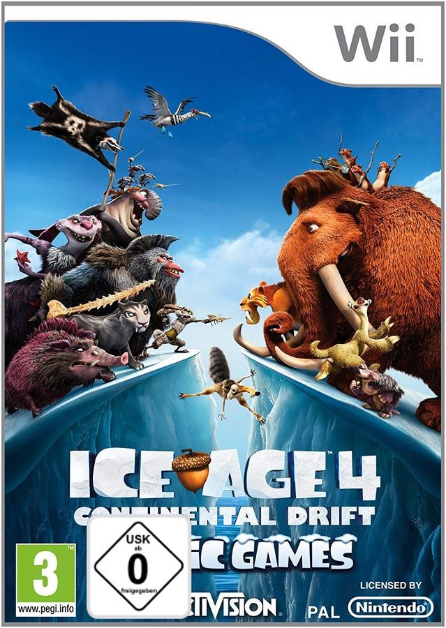 Portada de Ice Age 4: Continental Drift para Wii (PAL España)