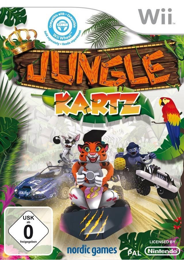 Portada de Jungle Kartz para Wii (PAL España)
