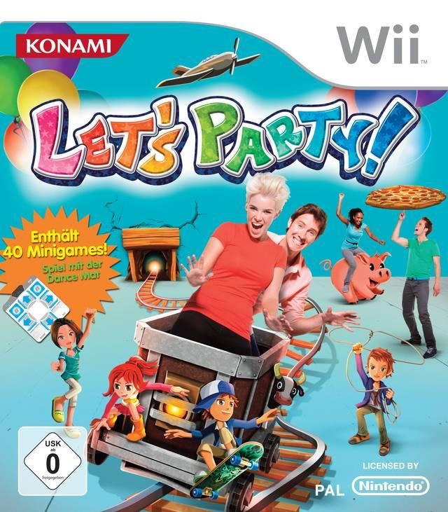 Portada de Let's Party para Wii (PAL España)