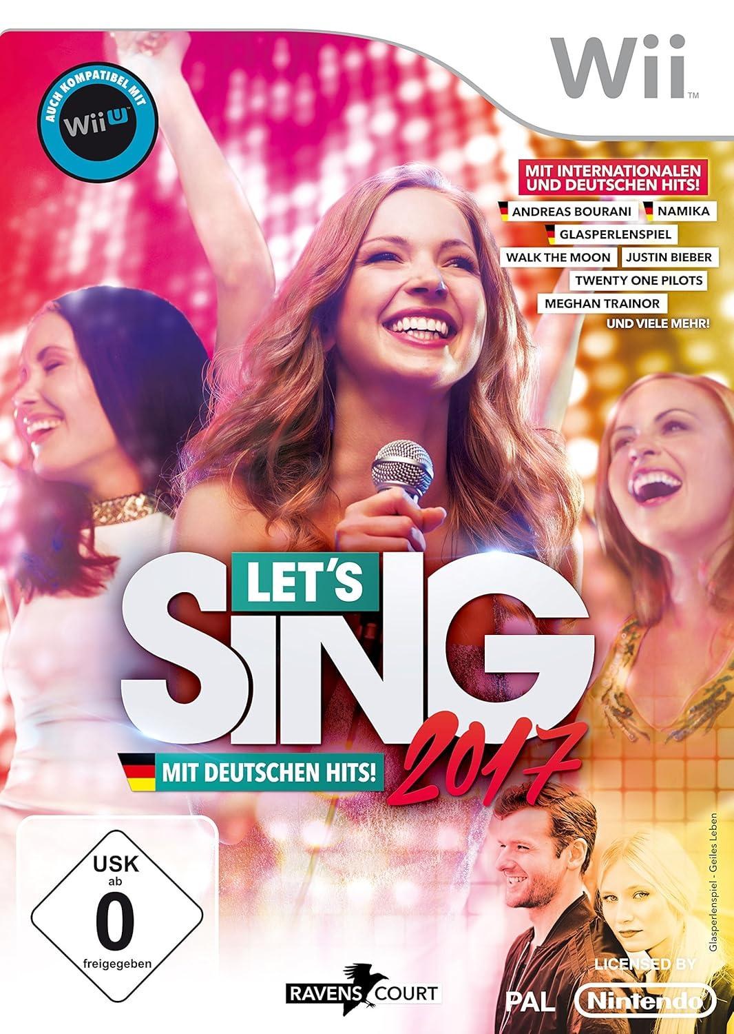 Portada de Lets Sing 2017 para Wii (PAL España)