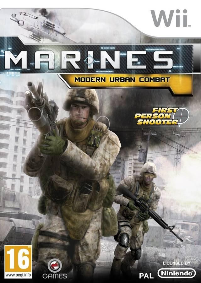 Portada de Marines Modern Urban Combat para Wii (PAL España)