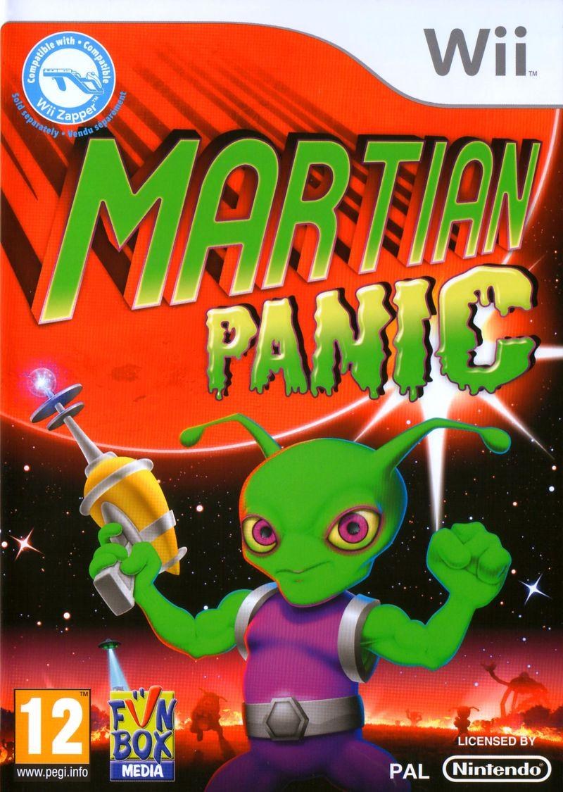 Portada de Martian Panic para Wii (PAL España)