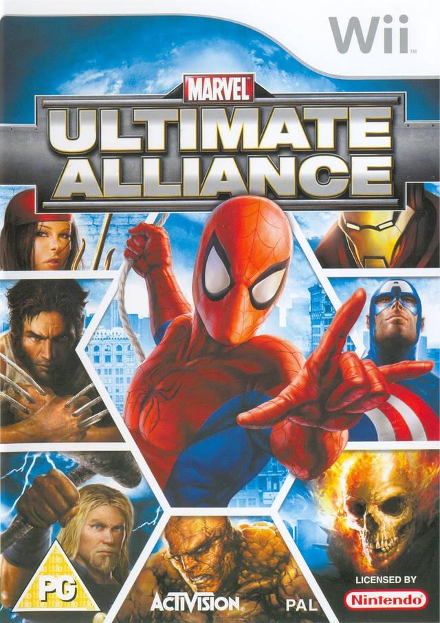 Portada de Marvel: Ultimate Alliance para Wii (PAL España)