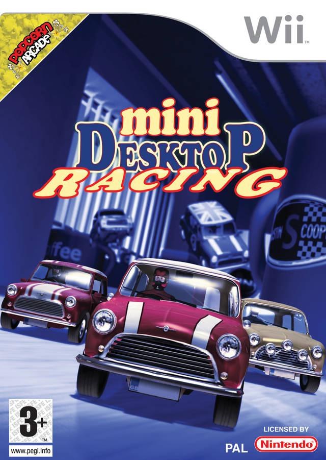Portada de Mini Desktop Racing para Wii (PAL España)