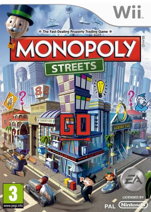 Portada de Monopoly Streets para Wii (PAL España)
