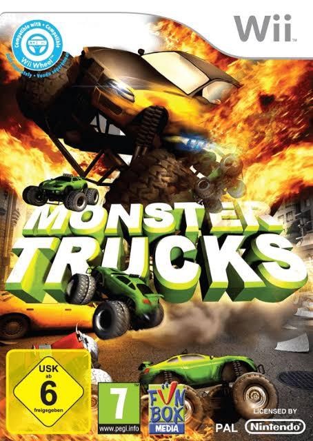 Portada de Monster Trucks para Wii (PAL España)