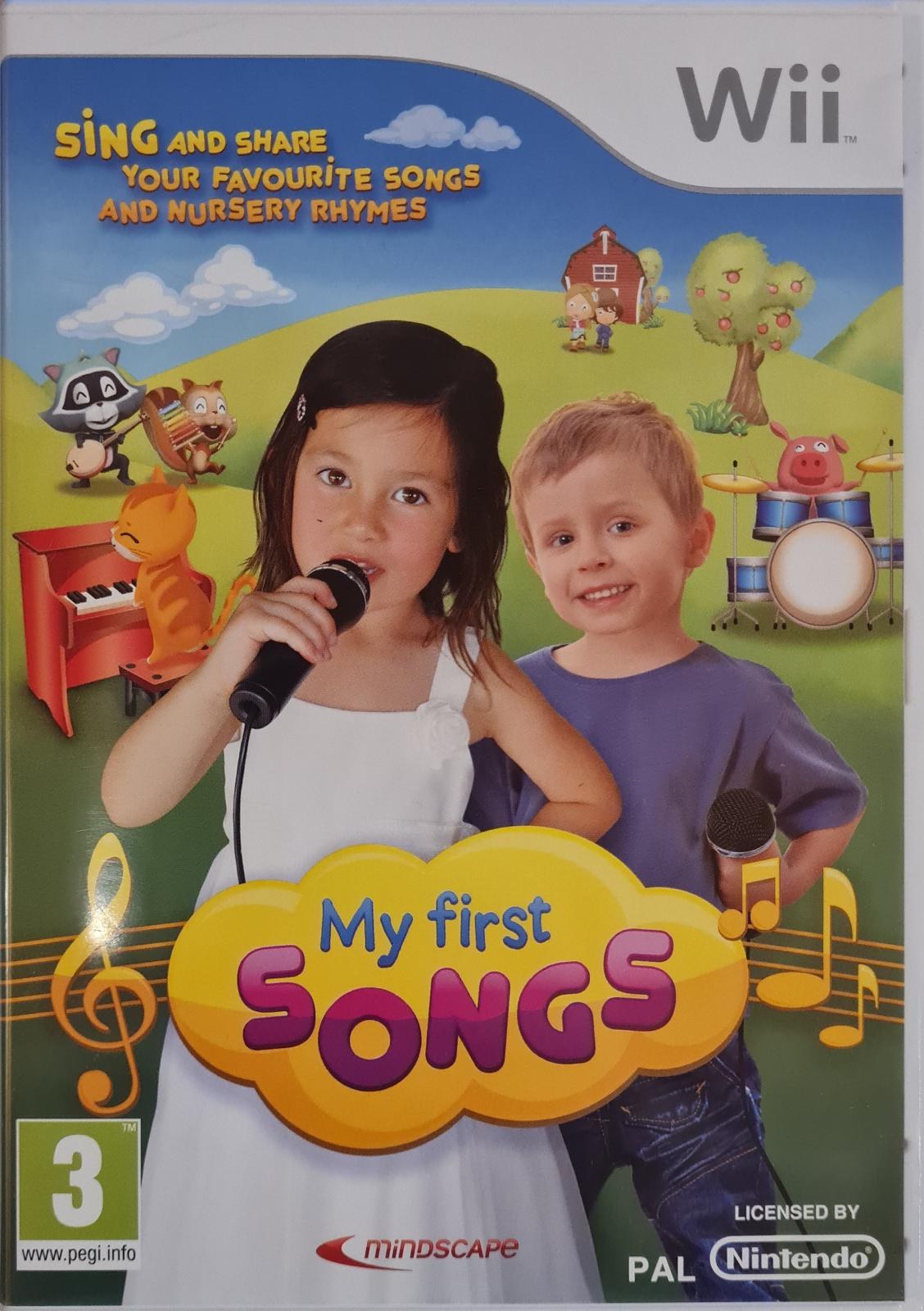 Portada de My First Songs para Wii (PAL España)