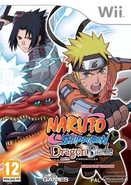 Portada de Naruto Shippuden: Dragon Blade Chronicles para Wii (PAL España)