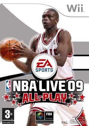 Portada de NBA Live 09 All-Play para Wii (PAL España)