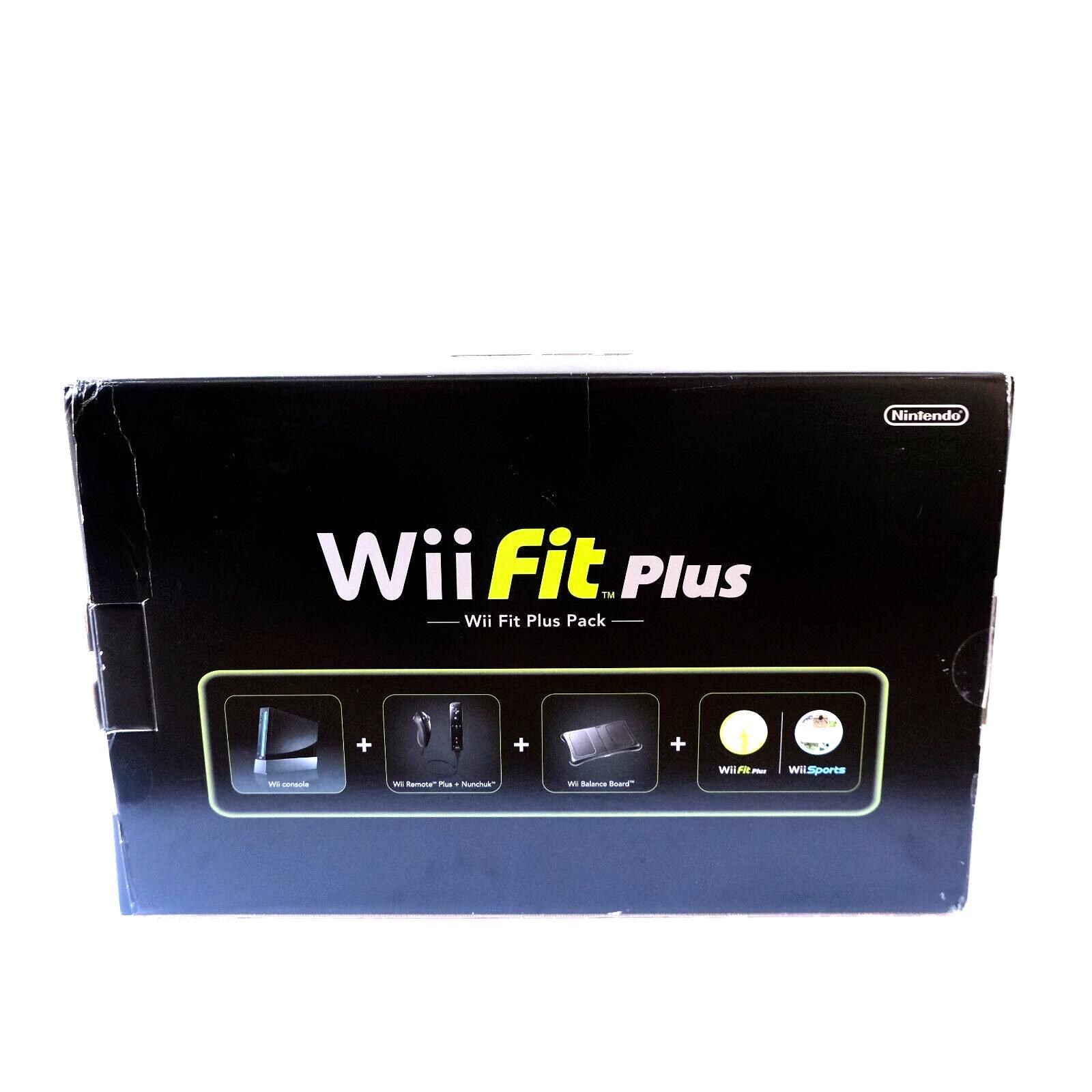 Nintendo Wii Black Console [Wii Plus Pack]