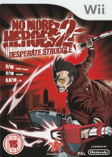 Portada de No More Heroes 2: Desperate Struggle para Wii (PAL España)