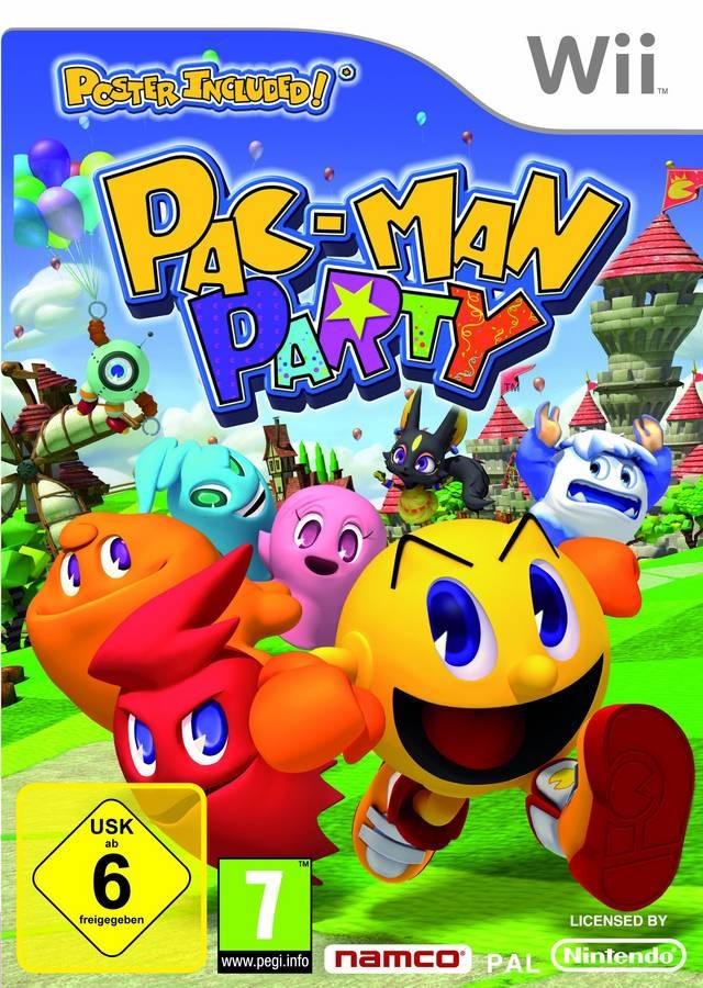 Portada de Pac-Man Party para Wii (PAL España)
