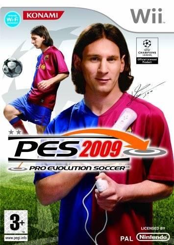 Portada de Pro Evolution Soccer 2009 para Wii (PAL España)