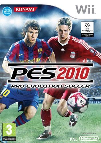 Portada de Pro Evolution Soccer 2010 para Wii (PAL España)