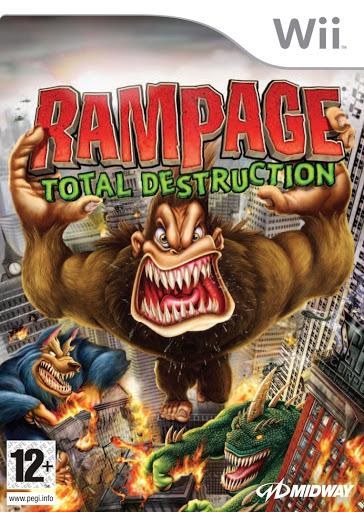 Portada de Rampage: Total Destruction para Wii (PAL España)