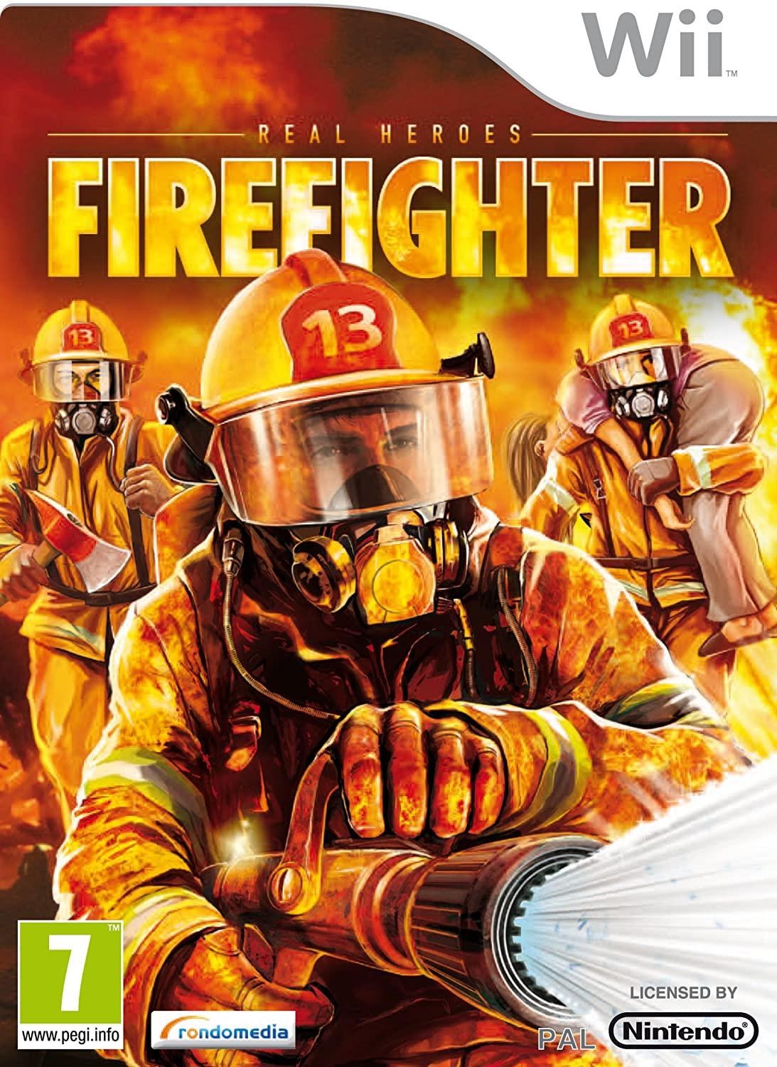 Portada de Real Heroes: Firefighter para Wii (PAL España)