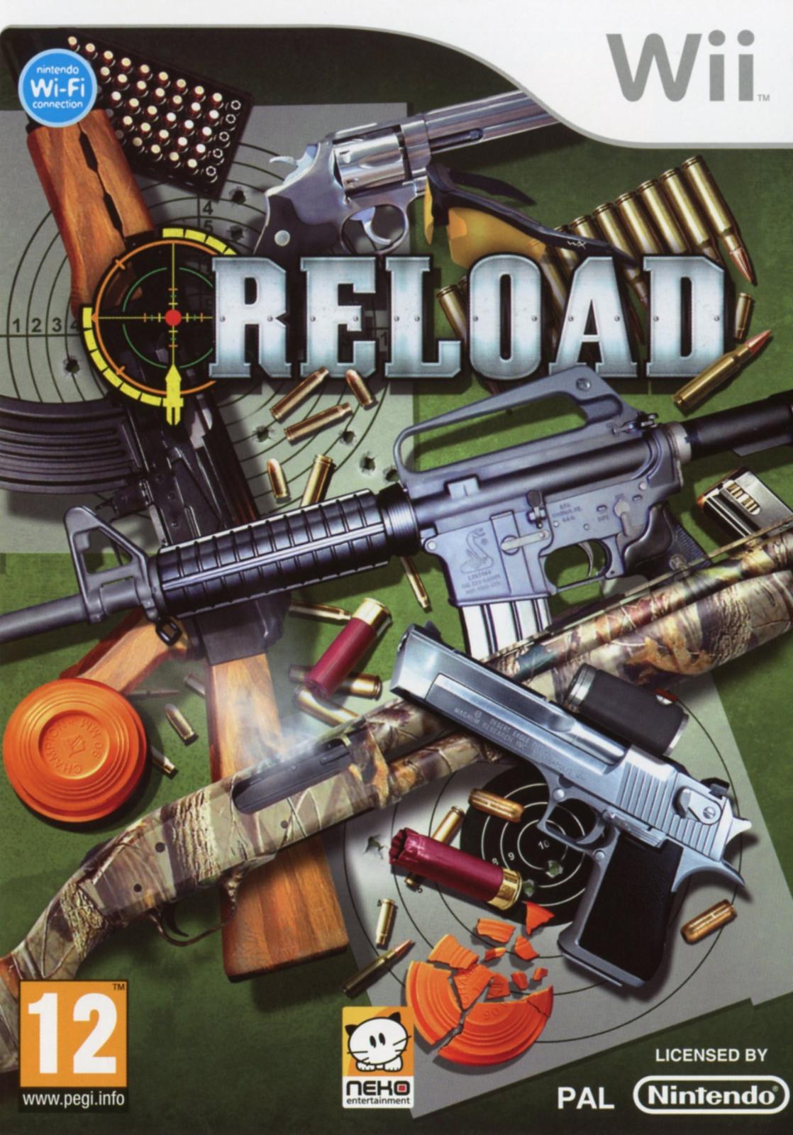 Portada de Reload para Wii (PAL España)