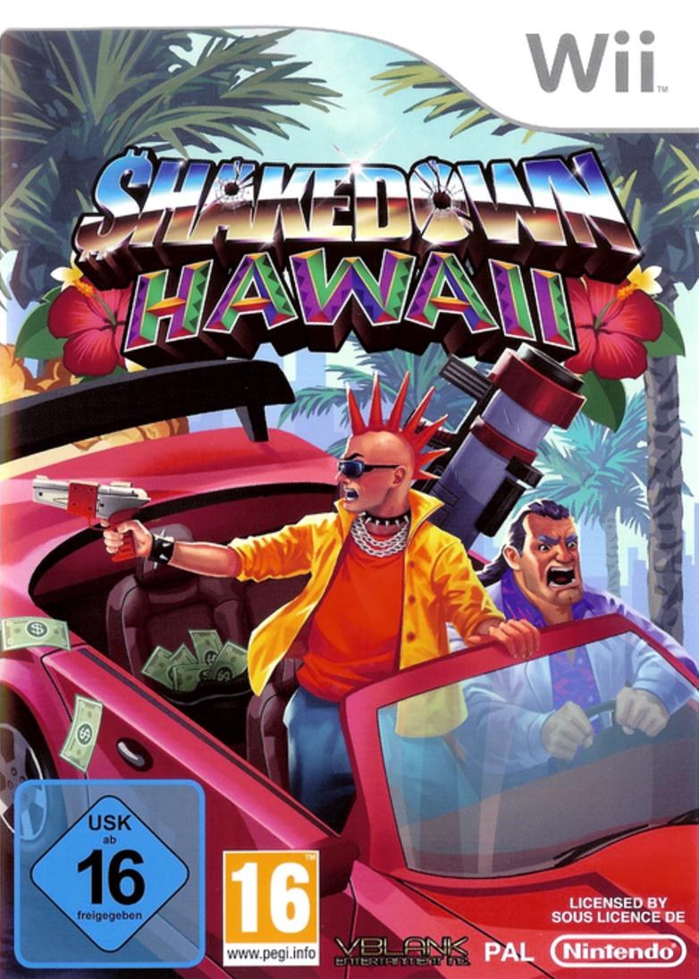 Portada de Shakedown: Hawaii para Wii (PAL España)