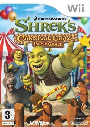 Portada de Shrek's Carnival Craze para Wii (PAL España)