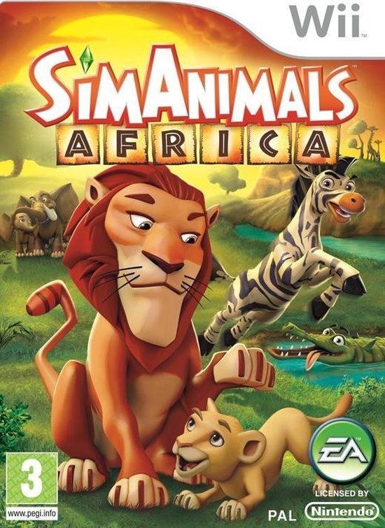 Portada de SimAnimals Africa para Wii (PAL España)