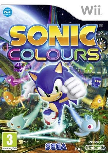Portada de Sonic Colours para Wii (PAL España)