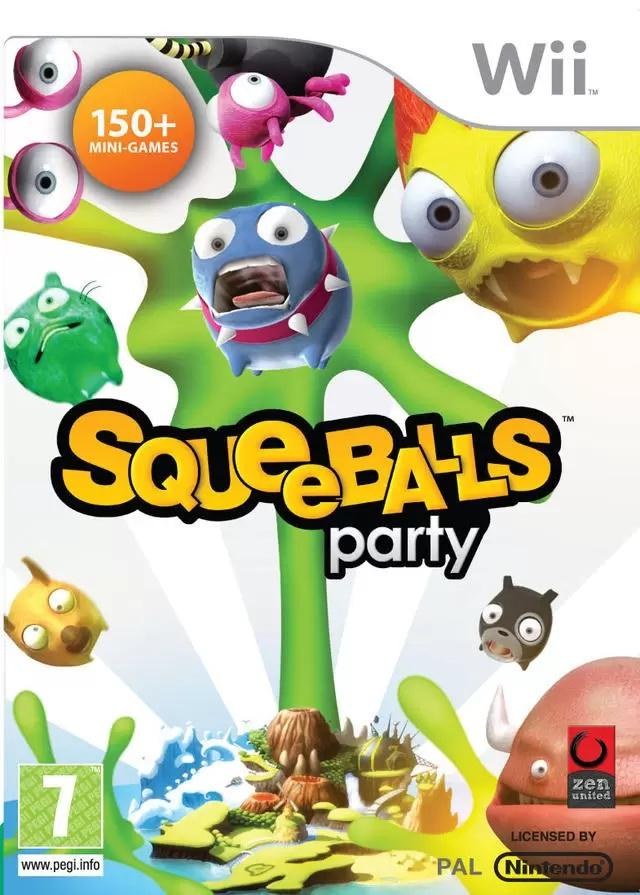 Portada de Squeeballs Party para Wii (PAL España)
