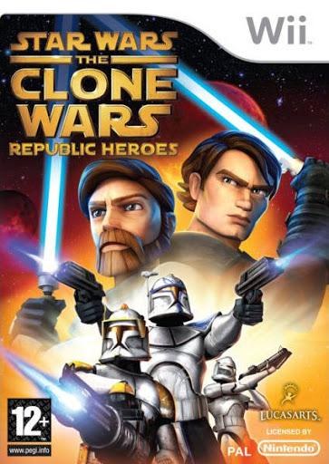 Portada de Star Wars Clone Wars Republic Heroes para Wii (PAL España)