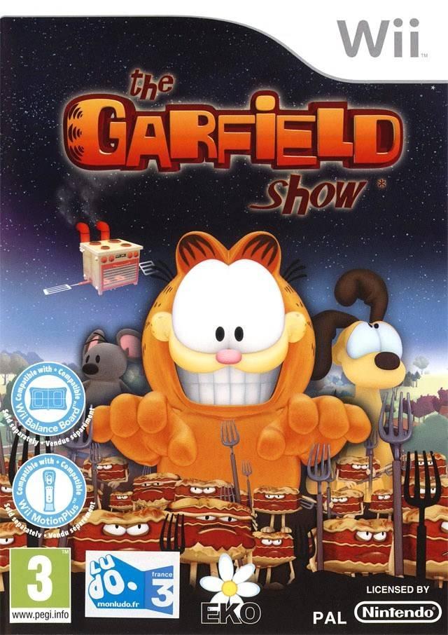 Portada de The Garfield Show para Wii (PAL España)