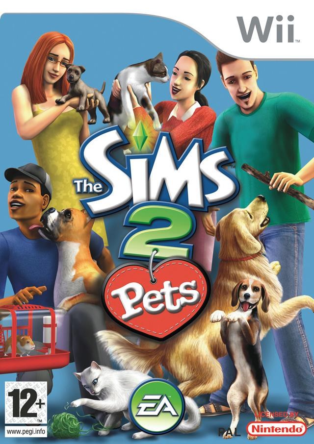 Portada de The Sims 2: Pets para Wii (PAL España)