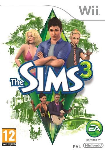 Portada de The Sims 3 para Wii (PAL España)
