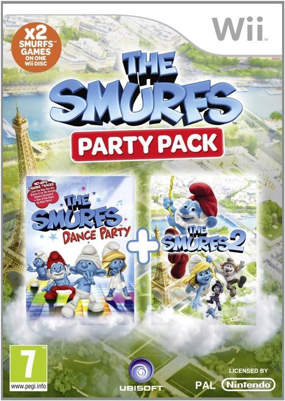 Portada de The Smurfs Party Pack para Wii (PAL España)
