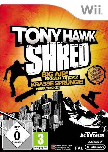 Portada de Tony Hawk: Shred para Wii (PAL España)