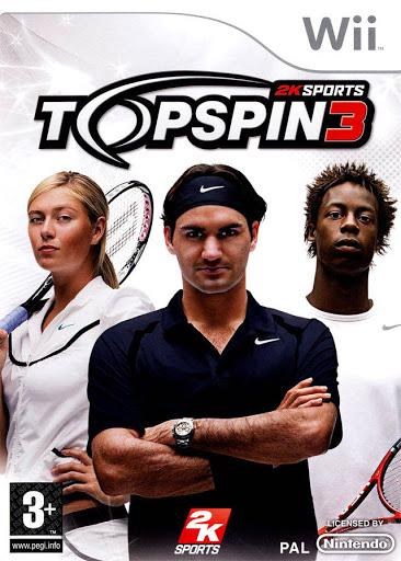 Portada de Top Spin 3 para Wii (PAL España)