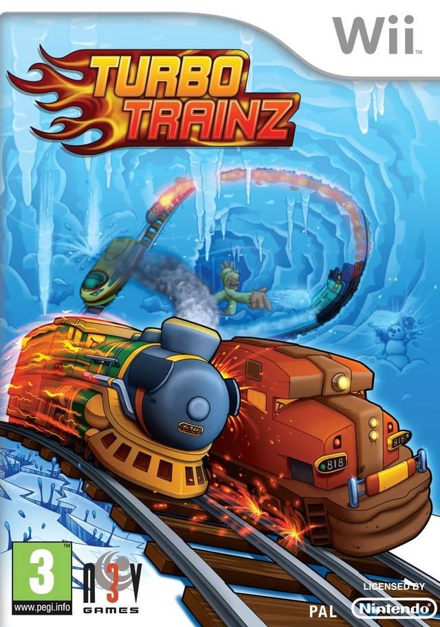Portada de Turbo Trainz para Wii (PAL España)